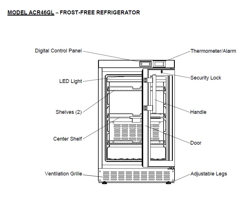 20" Wide Built-In Pharmacy All-Refrigerator